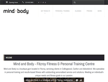 Tablet Screenshot of mindandbody.net.au